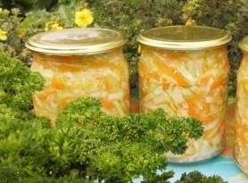 Салат из капусты на зиму: вкусные рецепты